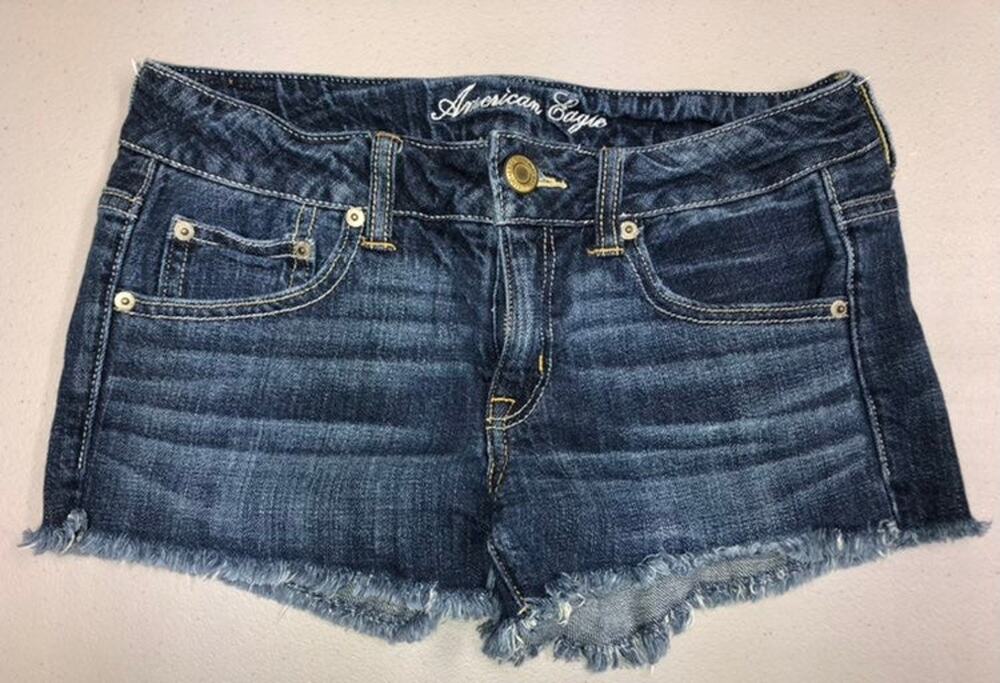 American Eagle Stretch Jean Shorts Womens 2